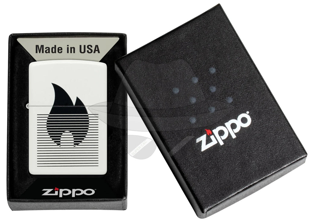 #025 Zippo Lighter: Flame Gradient Design
