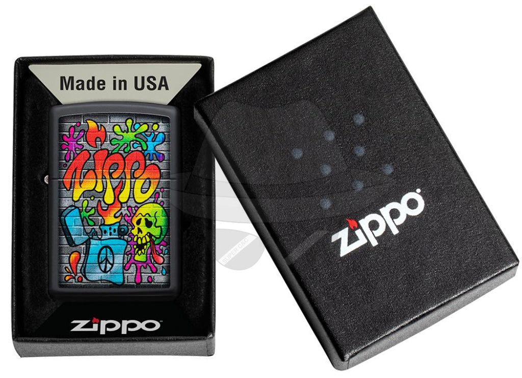 #028 ZIPPO OIL LIGHTER: STREET ART