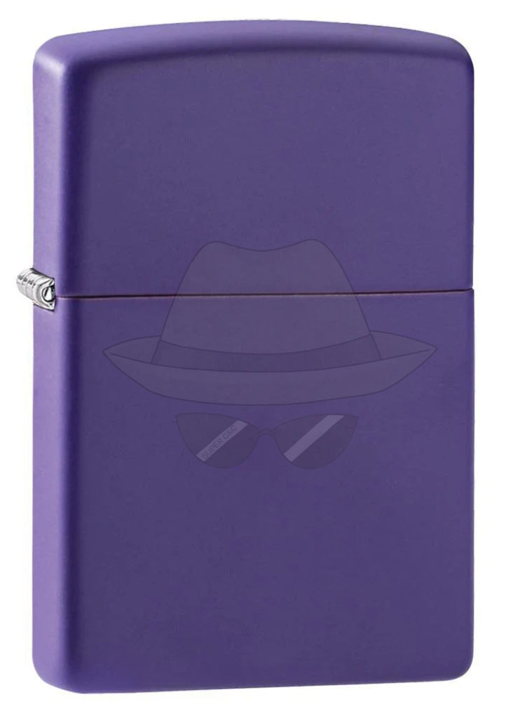 #030 ZIPPO OIL LIGHTER: REGULAR PURPLE MATTE