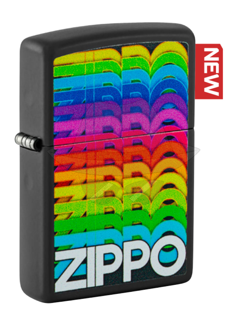 #033 Zippo Lighter: Rainbow Zippo Design