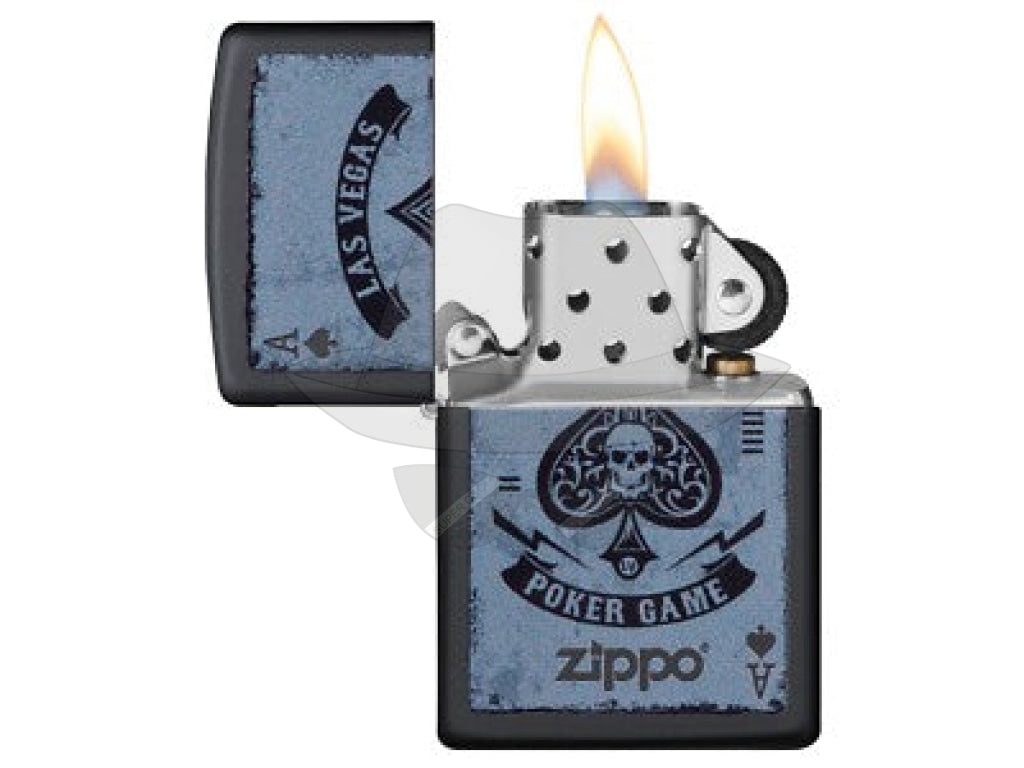#045 ZIPPO OIL LIGHTER: POKER GAME