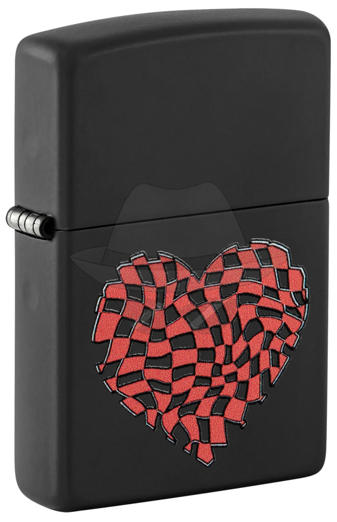 #131 ZIPPO OIL LIGHTER:Heart Design