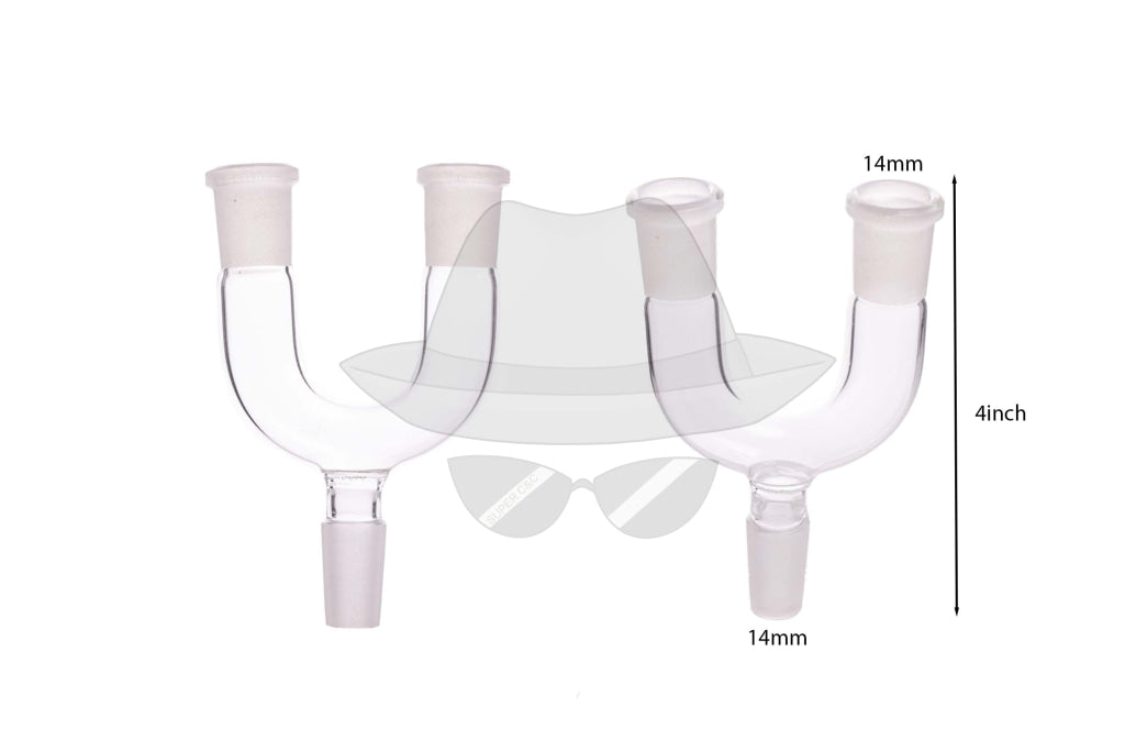 14mm Male to 2 14 Female Connector