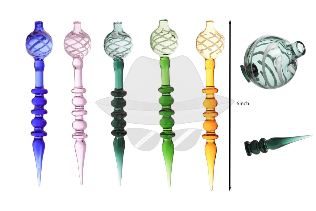 2 in 1 Dabber and Carb Cap Assorted Color