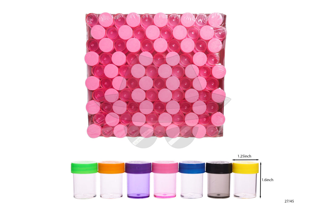 27/45 Plastic Jar - 100ct