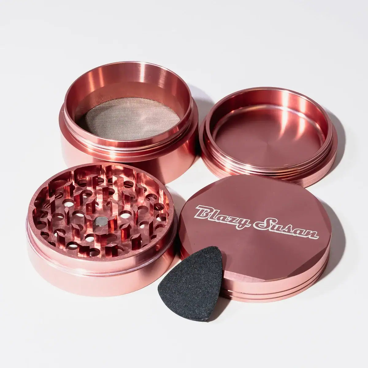 Blazy Susan 4-Piece Aluminum Grinder