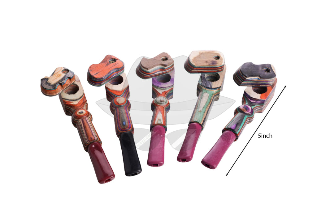 5" Wood Pipe w/. Cover