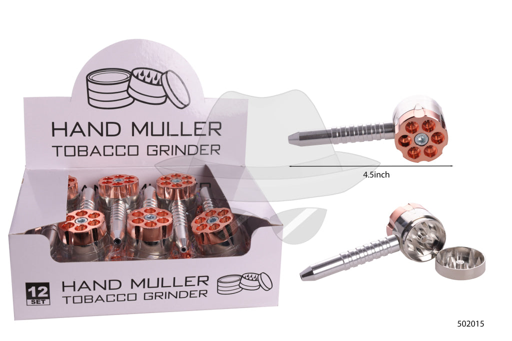 502015 Six Shooter Metal Pipe/Grinder -12ct