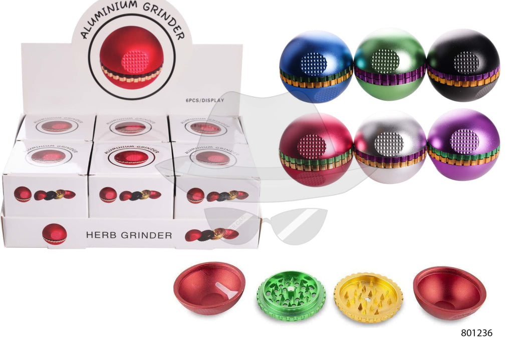 801236 Ball Colorful Grinder-6ct