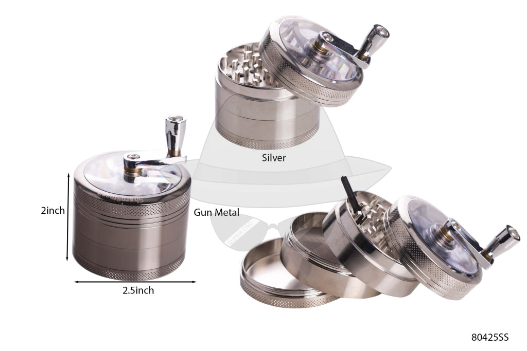 80425SS 4Piece Hand Crank Grinder
