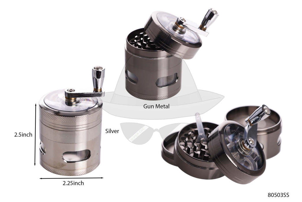 80503SS 4Piece Hand Crank Grinder