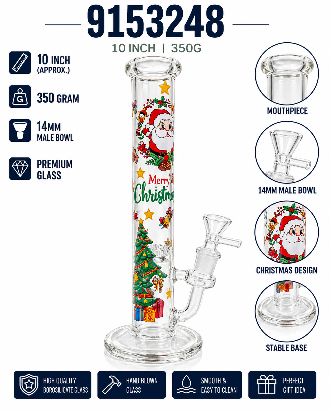 Glass Water Pipe – Style 119
