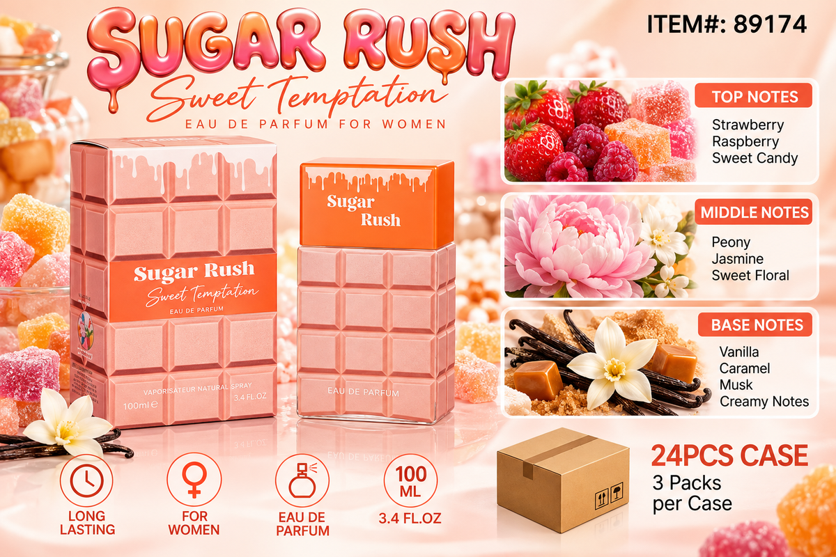#89174 Sugar Rush Perfume for LADIES - 3CT