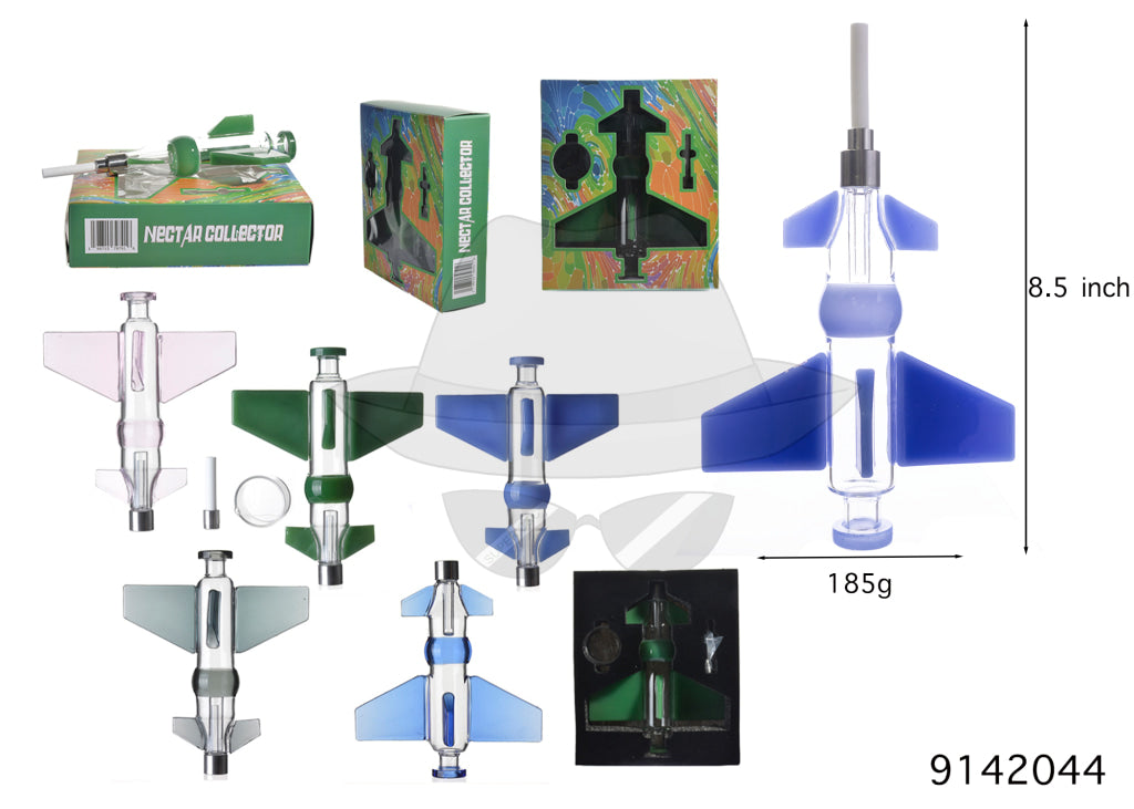 9142044 Airplane Style Glass Nectar Collector