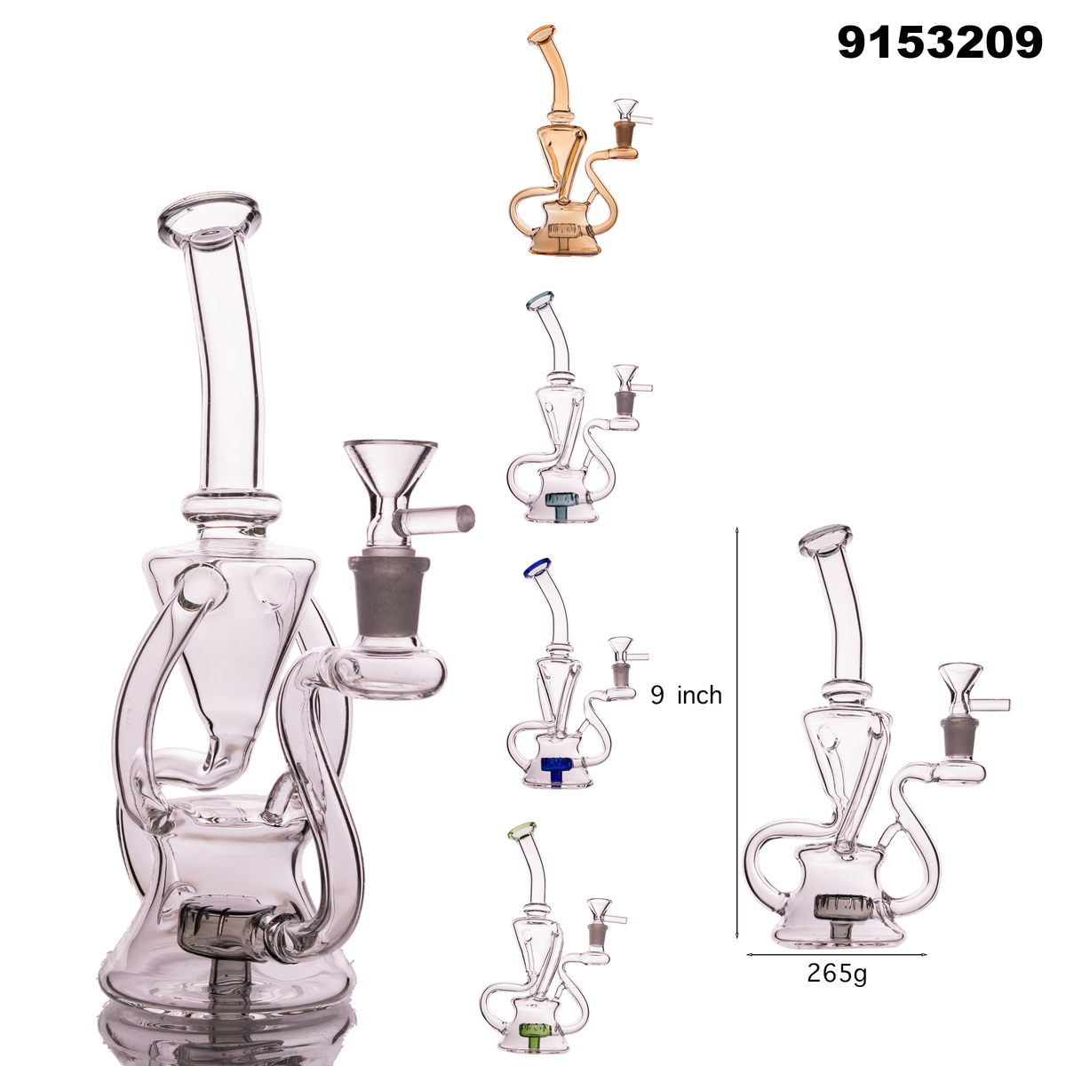 9153209 Glass Water Pipe