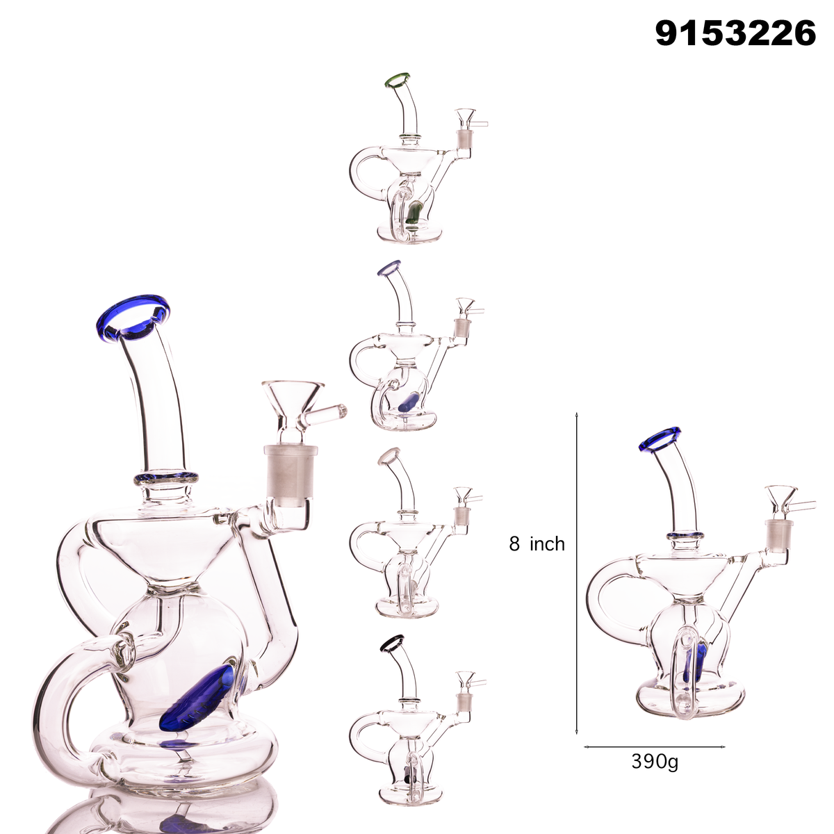 9153226 Glass Water Pipe