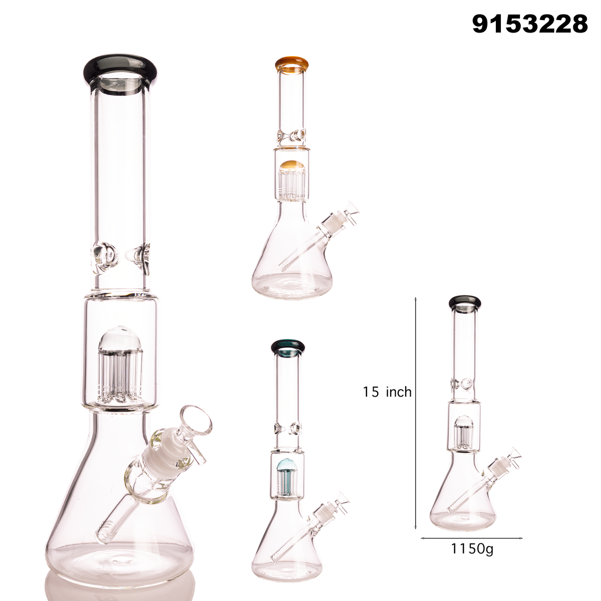 9153228 Glass Water Pipe