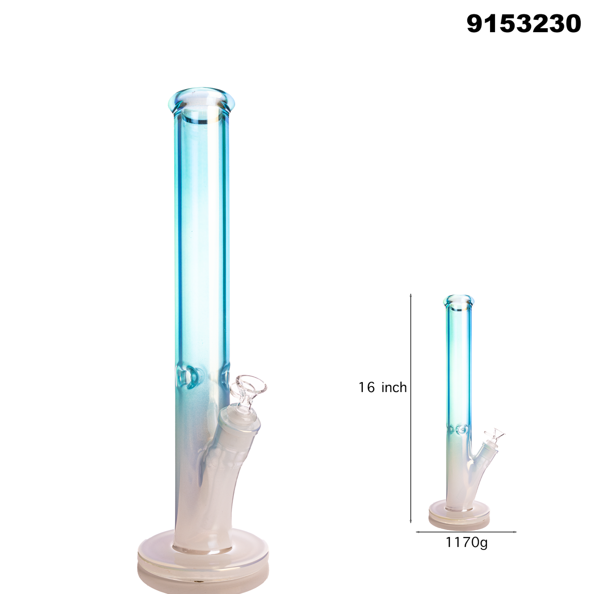 9153230 Glass Water Pipe