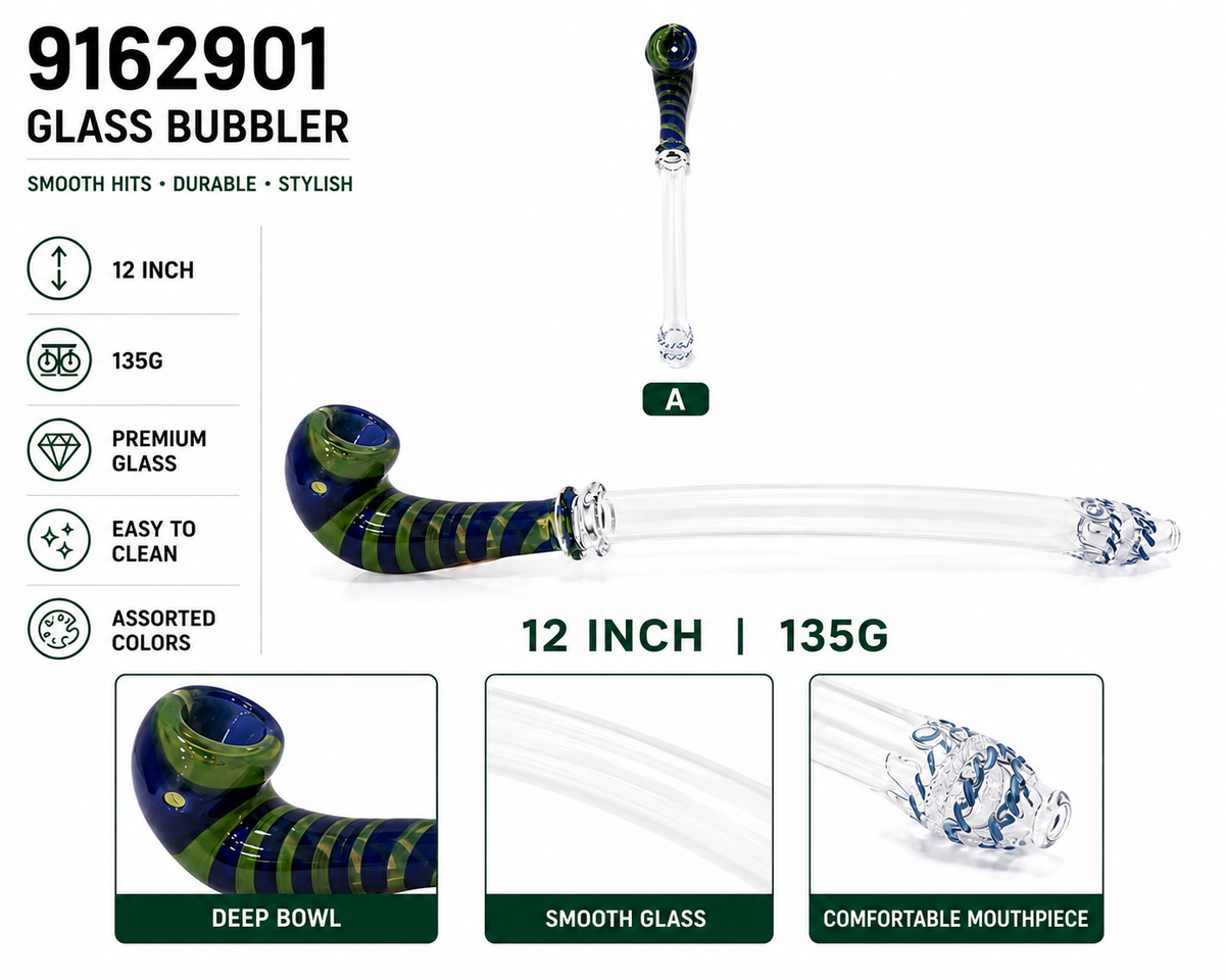 9162901 Glass Sherlock Pipe