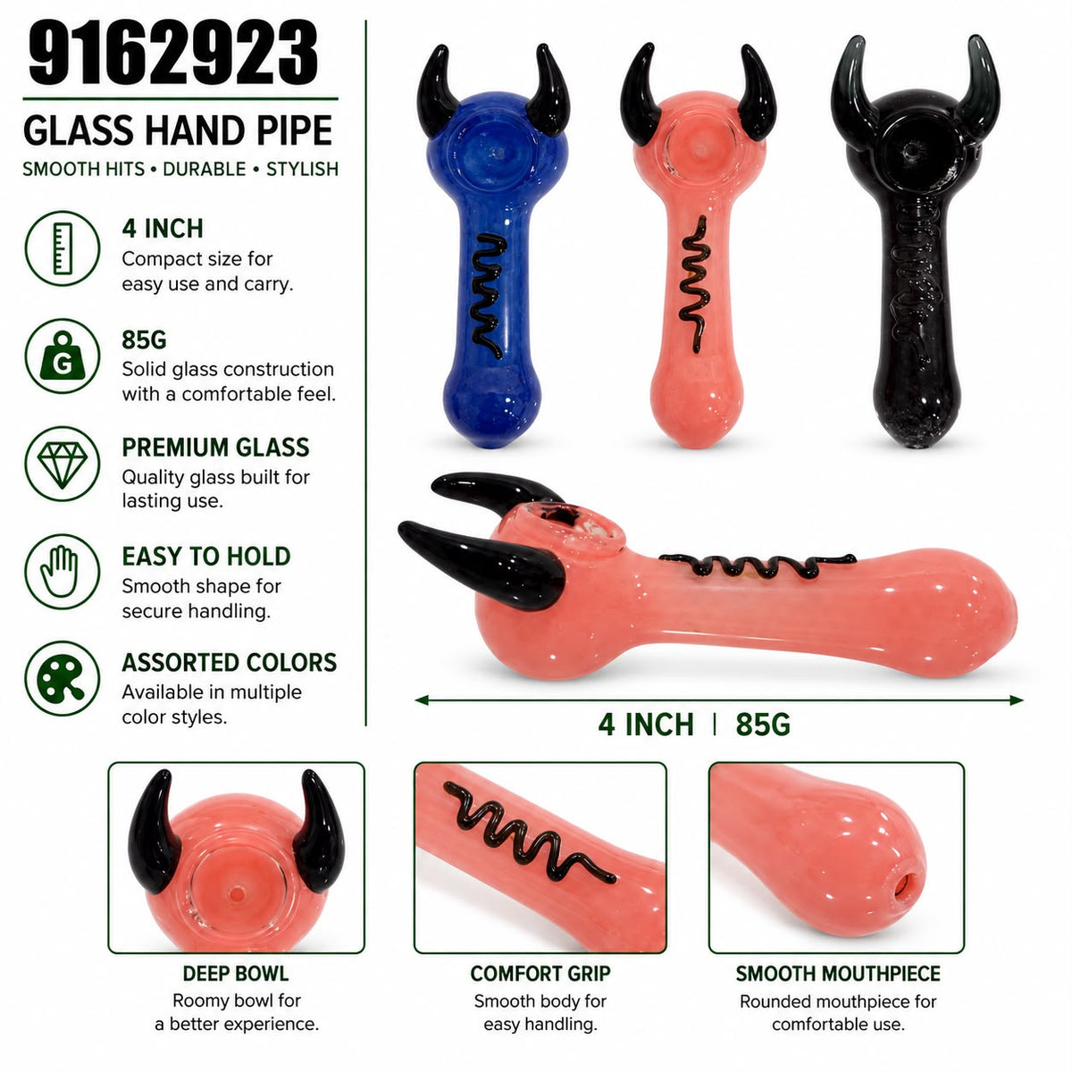 Glass Hand Pipe – Style 102
