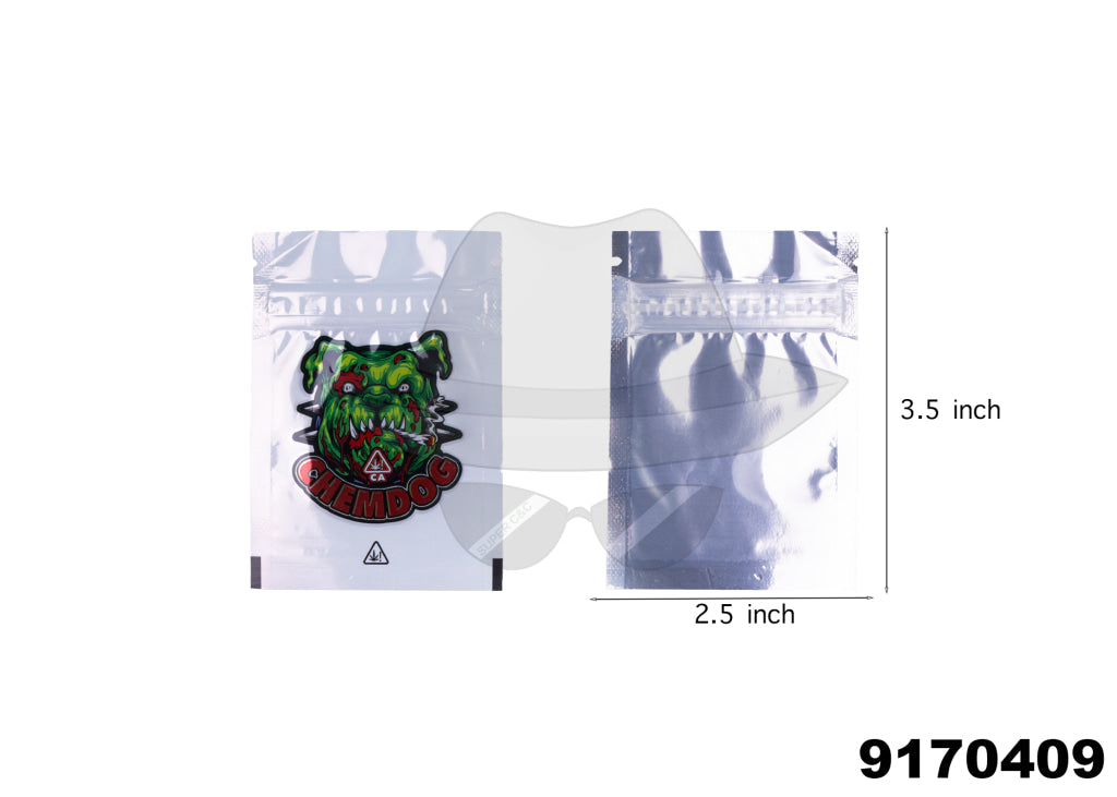 9170409 Smell Proof Baggies 2.5"x3.5" 100ct