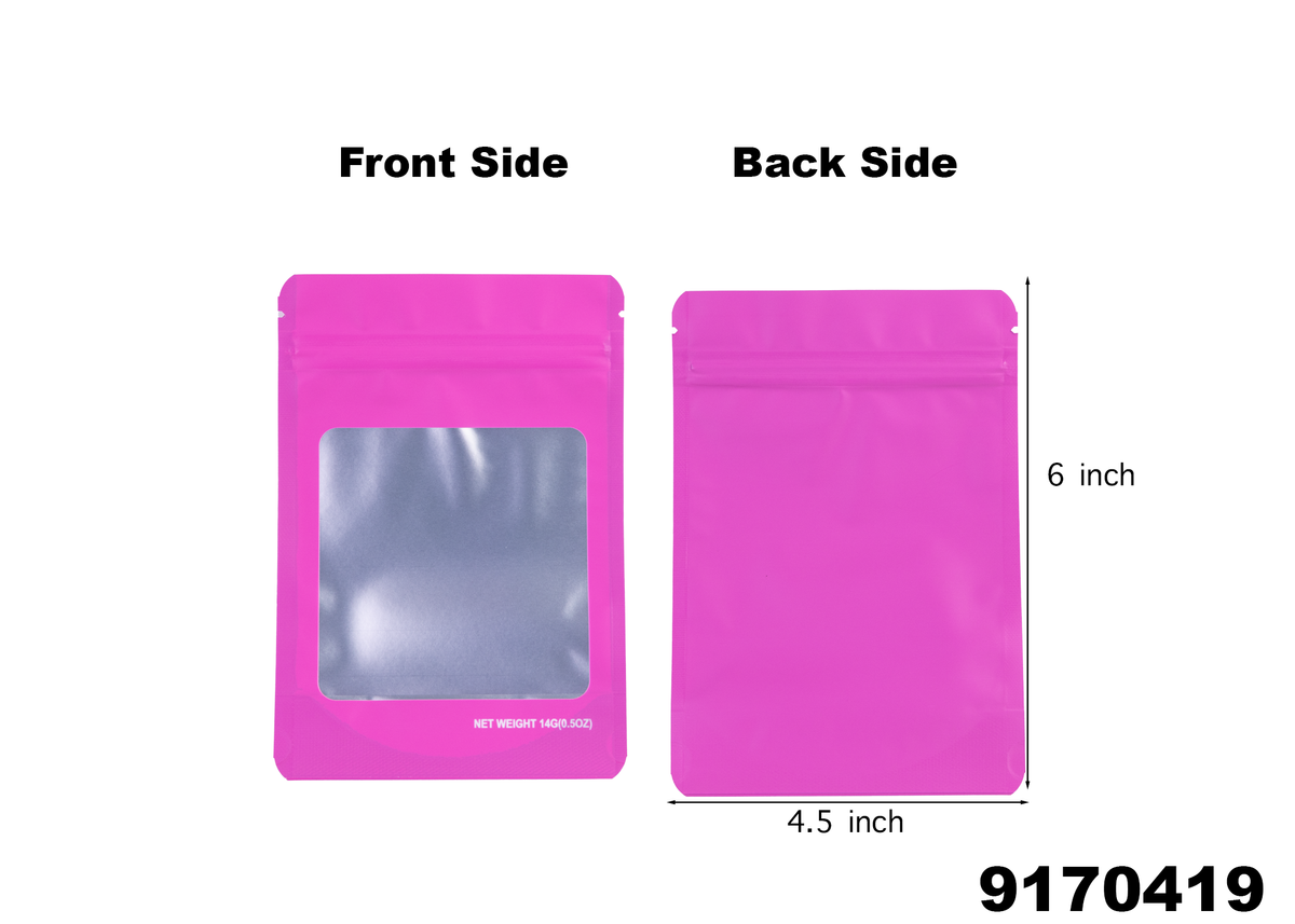 9170419 4.5X6 Smell Proof Baggies -50ct
