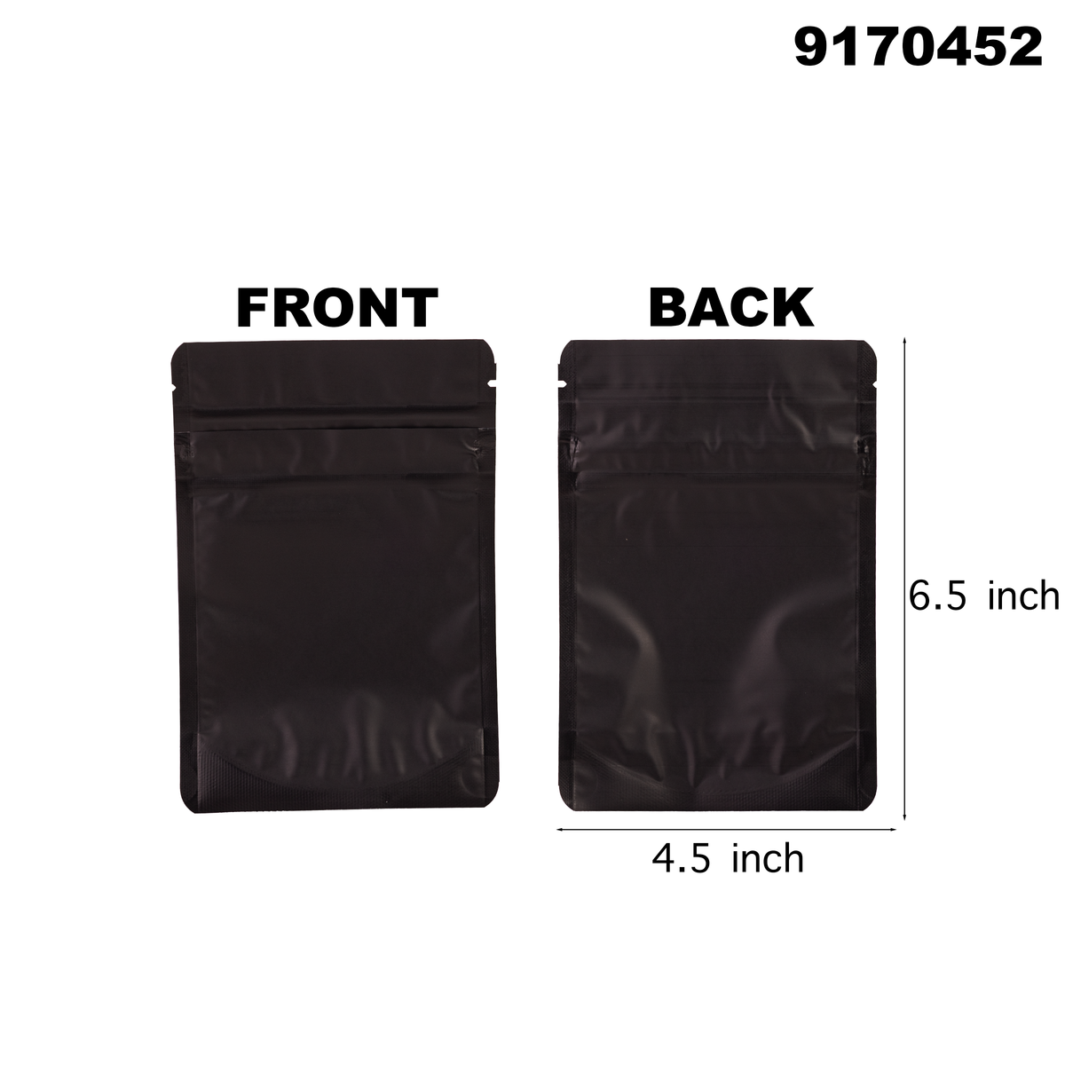 9170452 4.5X6.5 Smell Proof Baggies -100ct