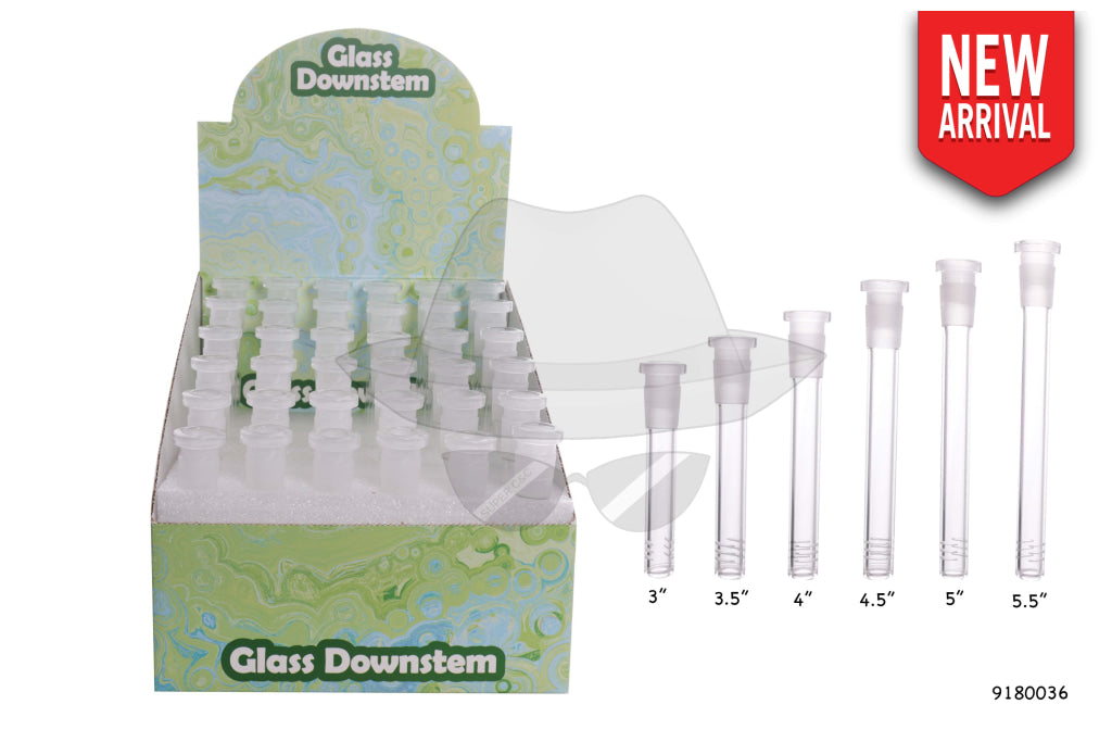 9180036 Downstem Clear Display of 36ct