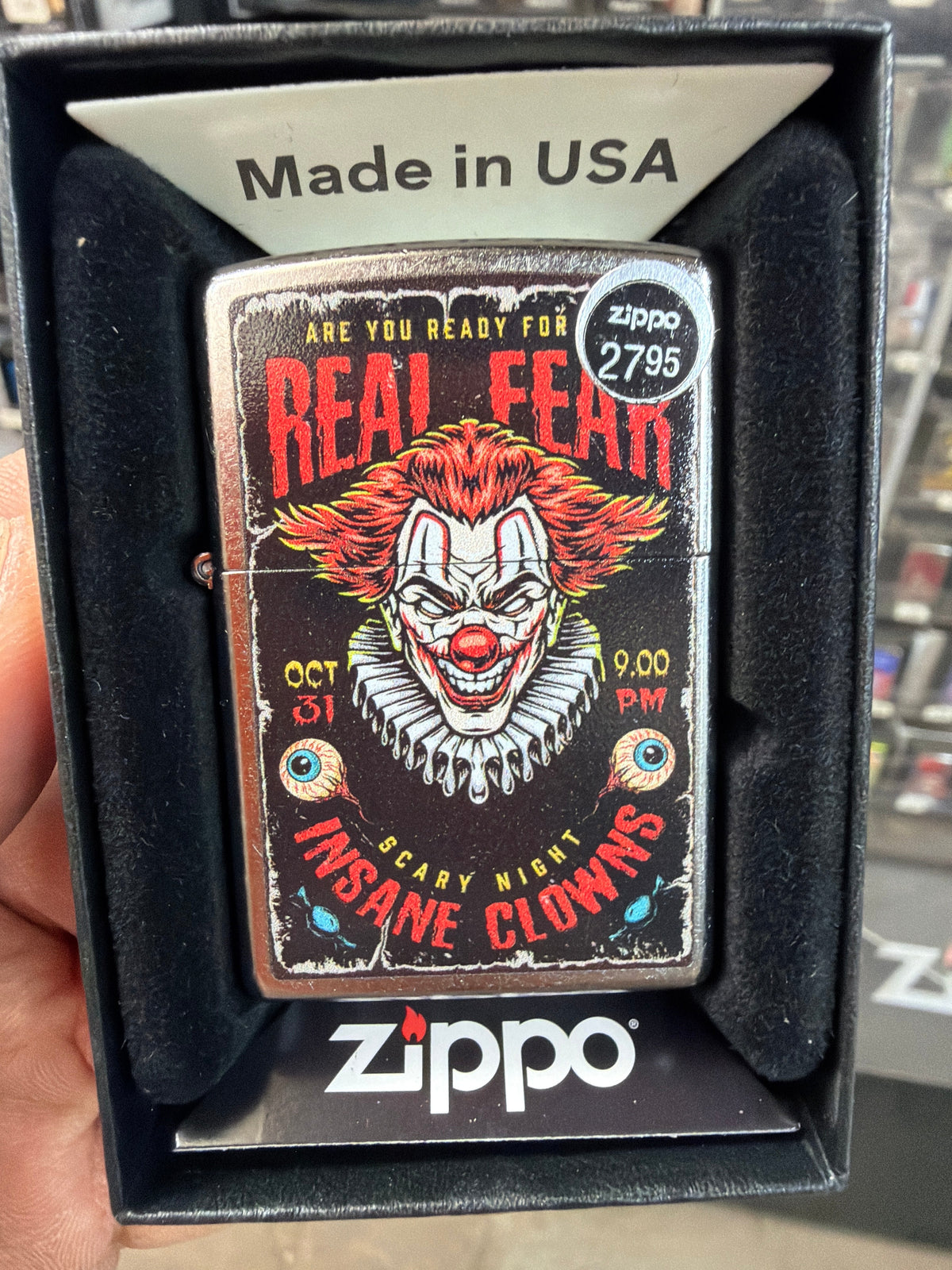 #117 Zippo Lighter:Joker