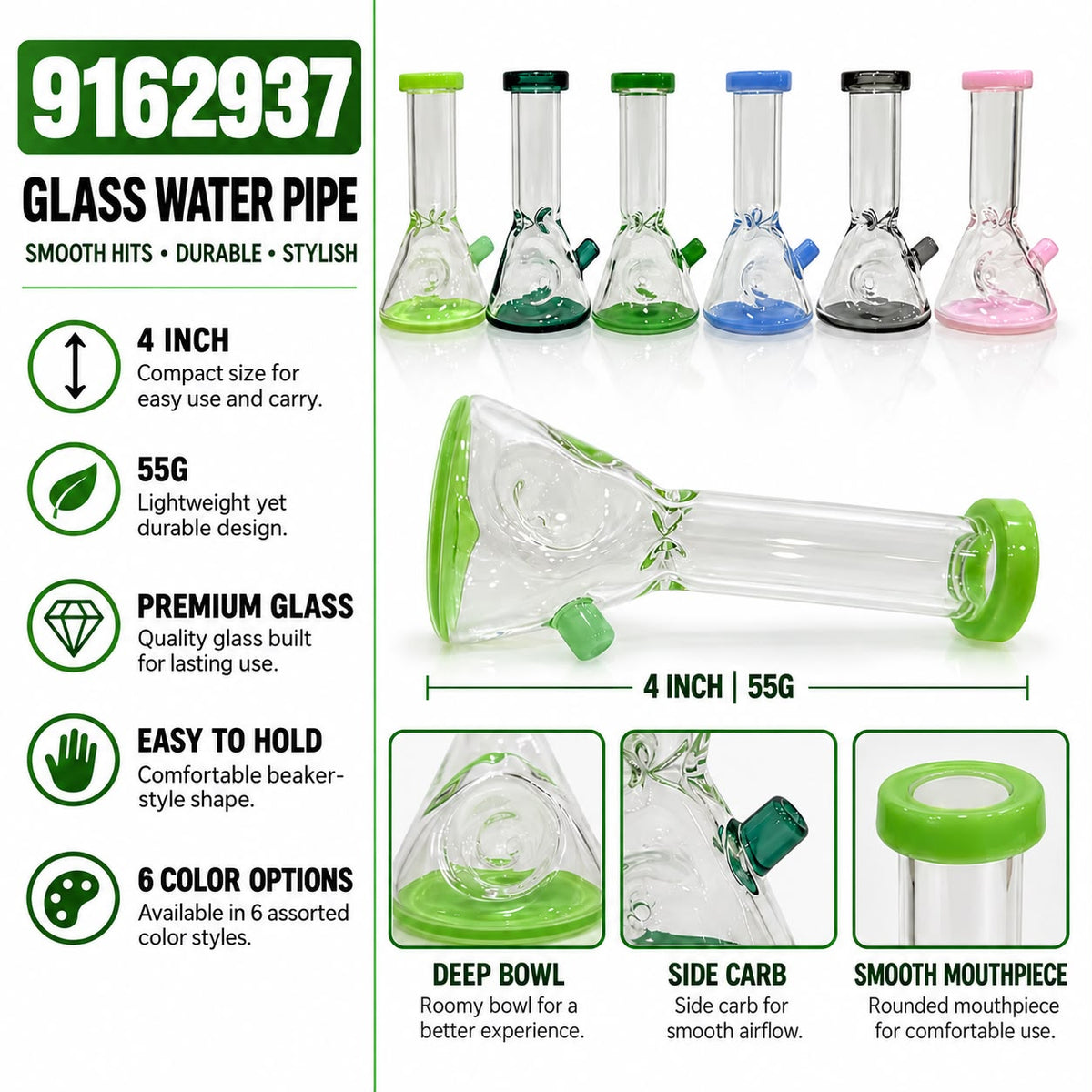 Glass Hand Pipe – Style 98