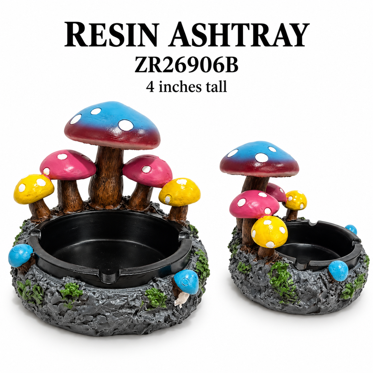 ZR26906 RESIN RASTA ASHTRAY