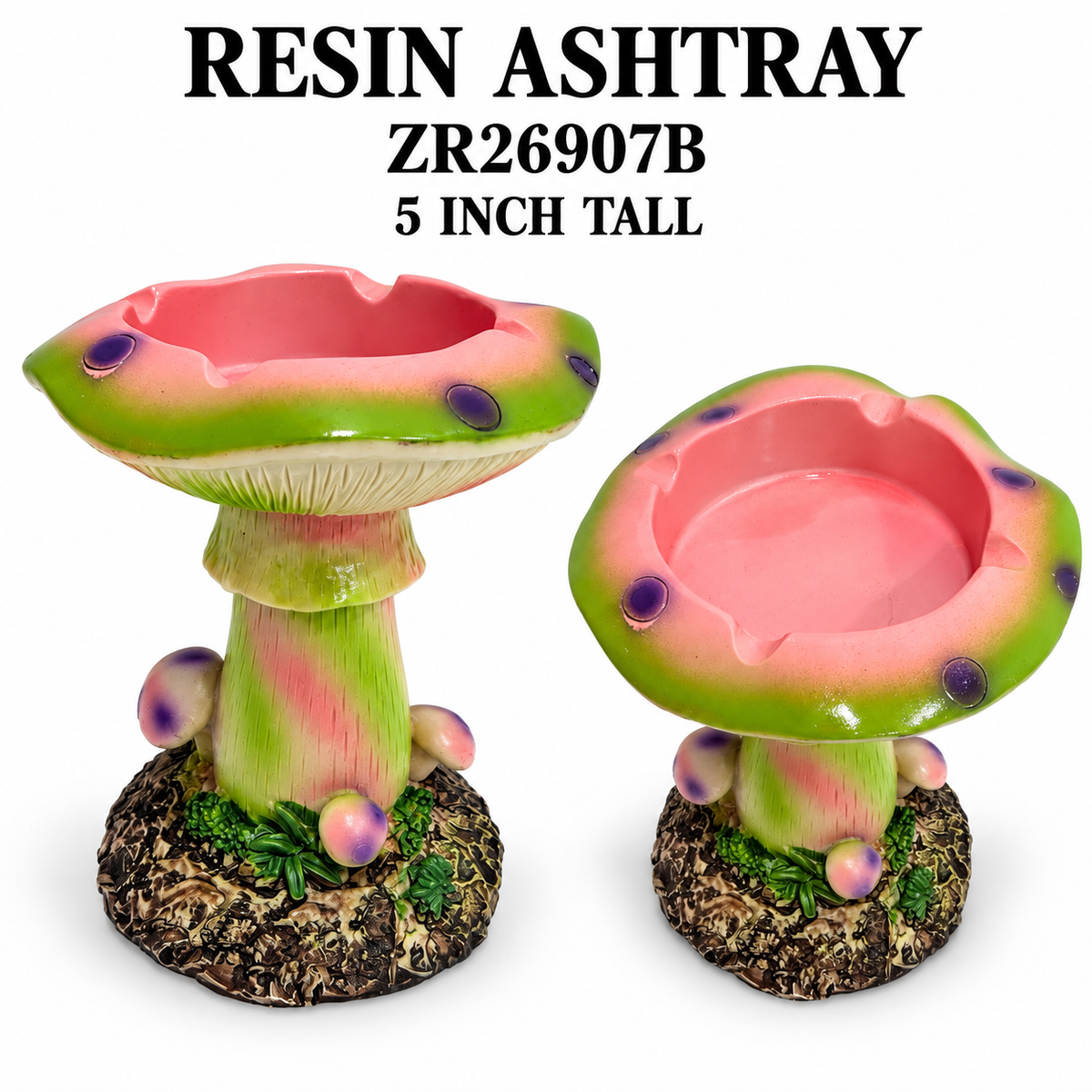 ZR26907 RESIN RASTA ASHTRAY