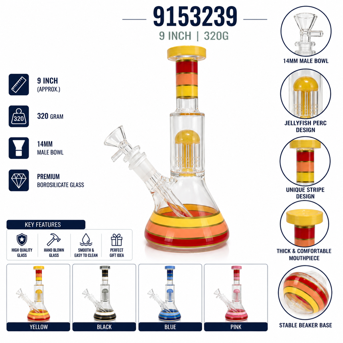 Glass Water Pipe – Style 116