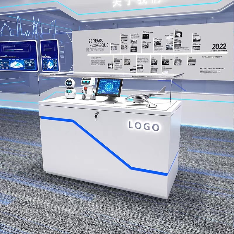 High End Zigzag Display Counter w. LED Light