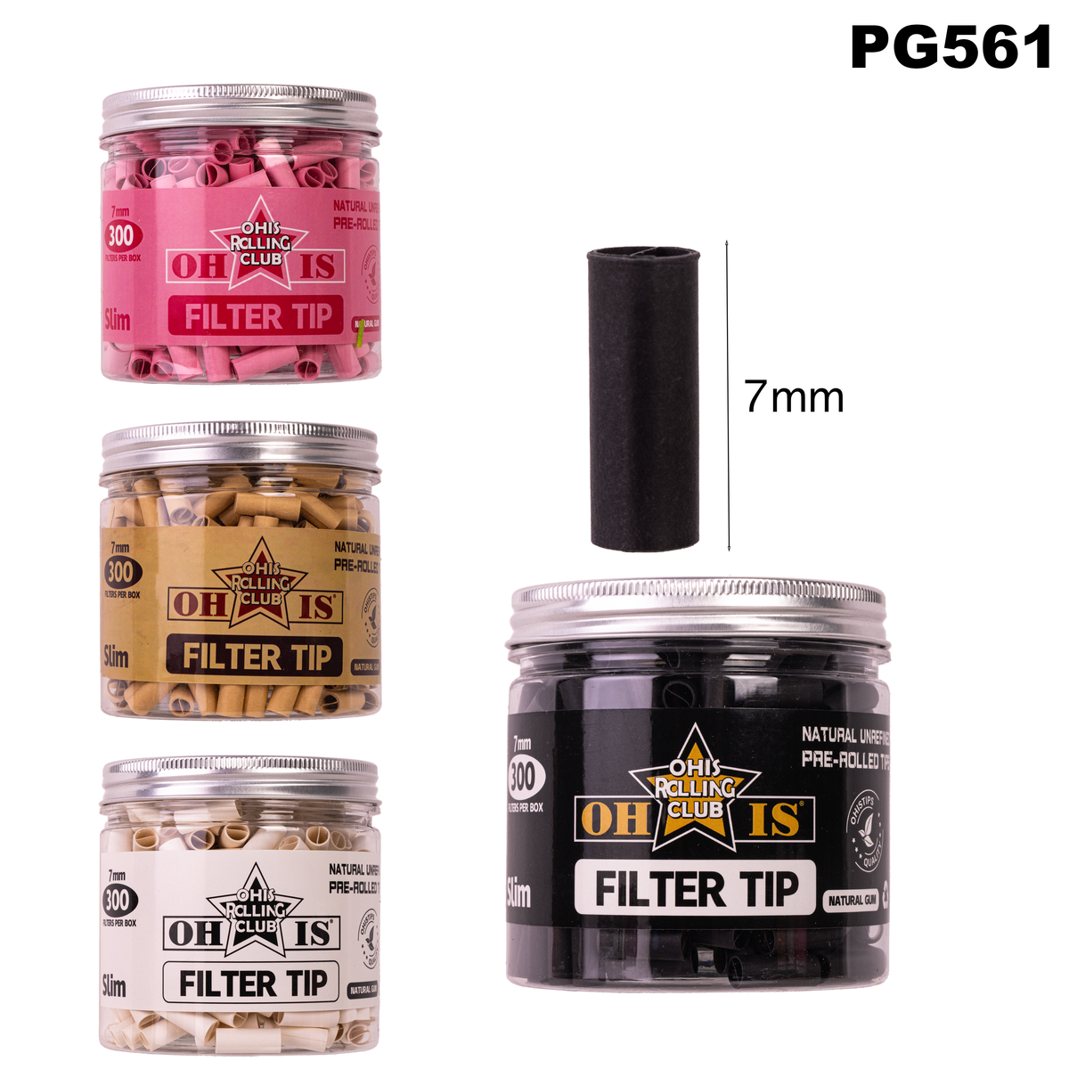 OHIS Pre-rolled Tips Jar -300ct