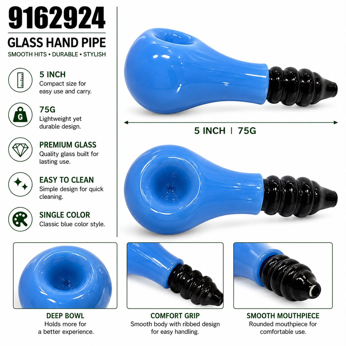 Glass Hand Pipe – Style 101