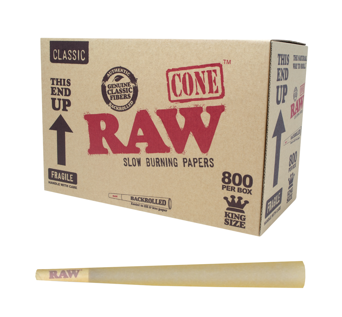 RAW Classic Kingsize Cones