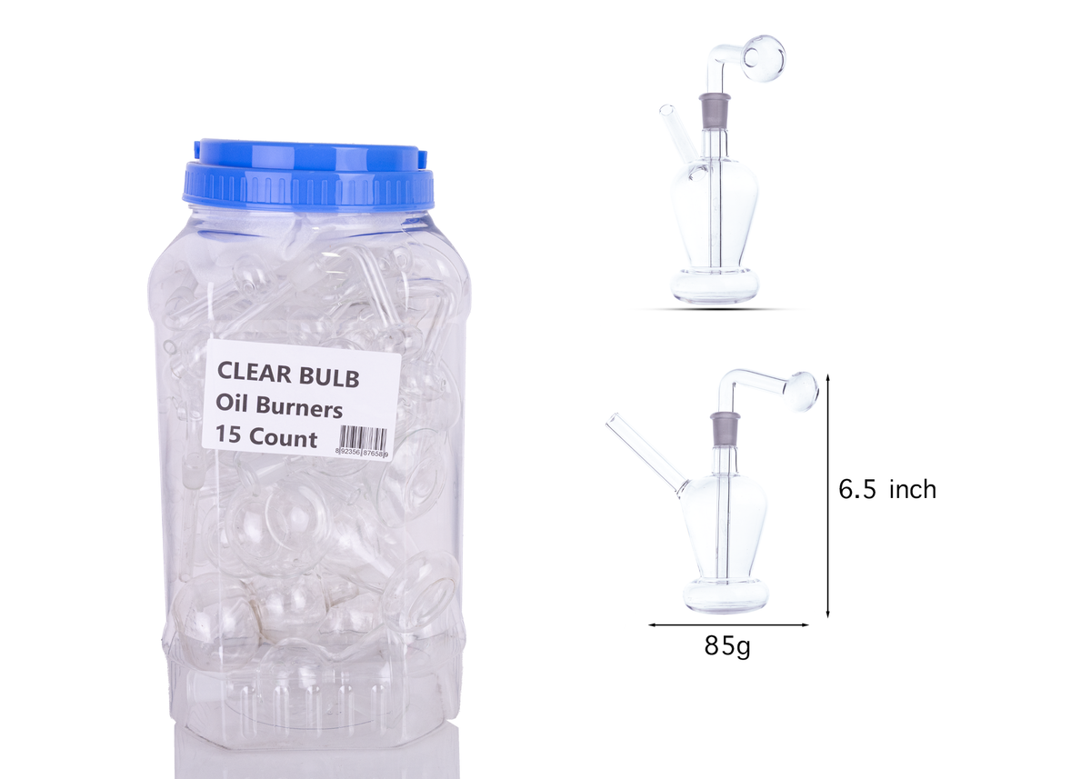 Jar of 15ct Clear Pipe Oil