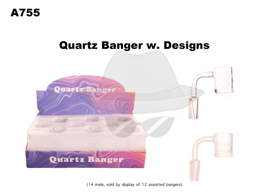 A755 14mm Male Quartz Banger-9ct