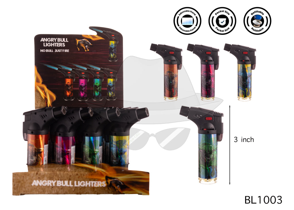 ANGRY BULL BL1003 Torch Lighter 12CT