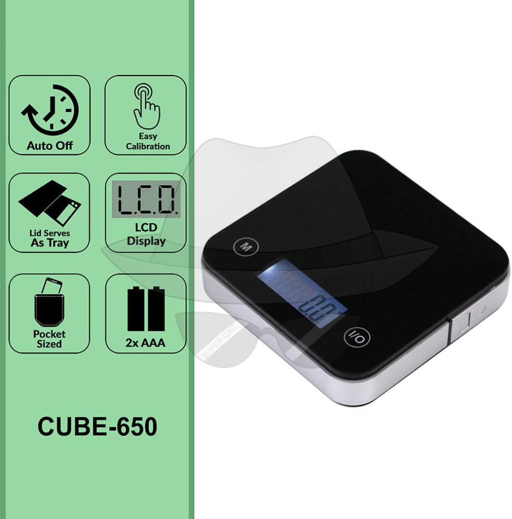 AWS CUBE Digital Pocket Scale AC-650 (650 X 0.1g)
