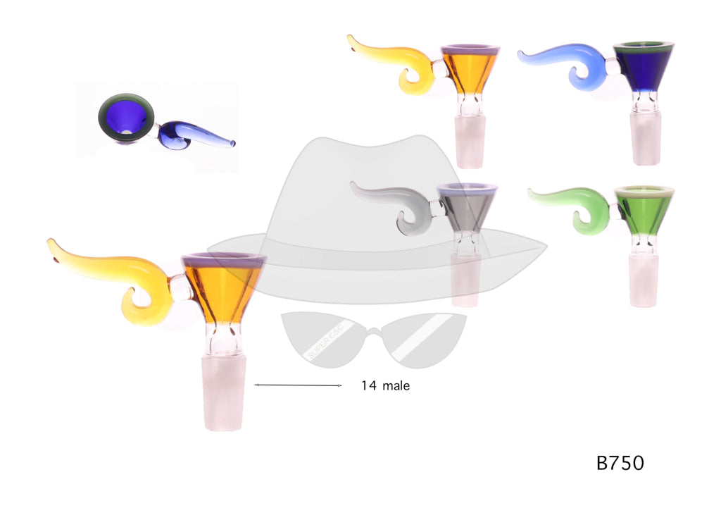 B750 14 Male Snail Design Bowl