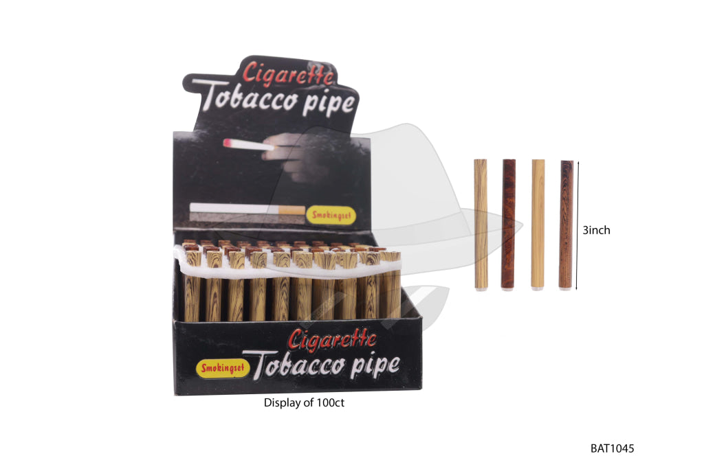 BAT1045 Long Metal Cig 100ct