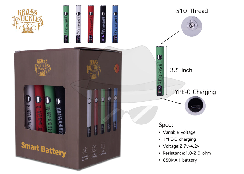 BK 650 MAH TYPE-C SMART BATTERY DISPLAY OF 20