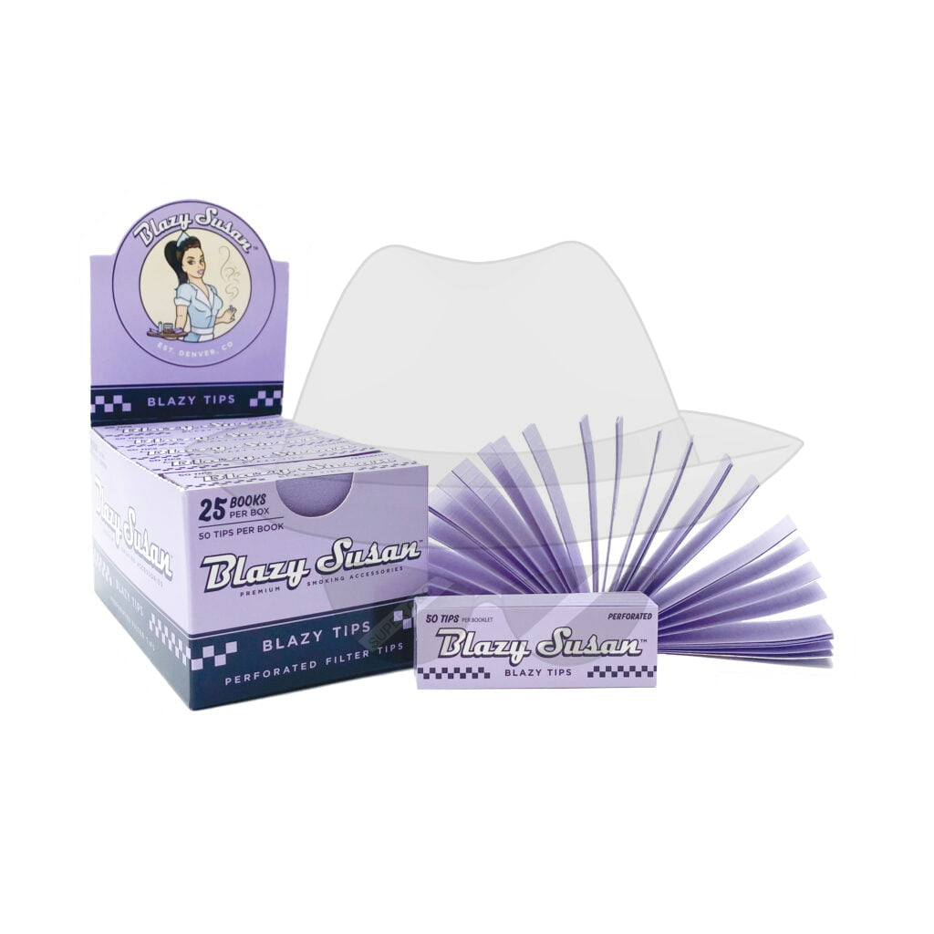 Blazy Susan Purple Filter Tips | Full Box