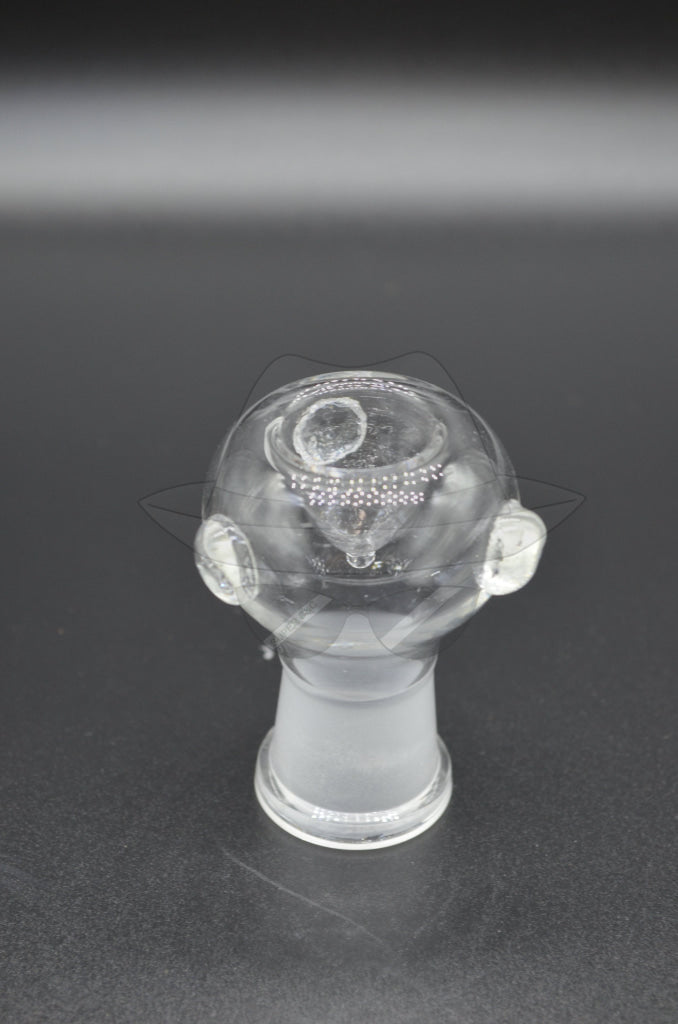 D012-Clear Dry 18 Female GLASS BOWL