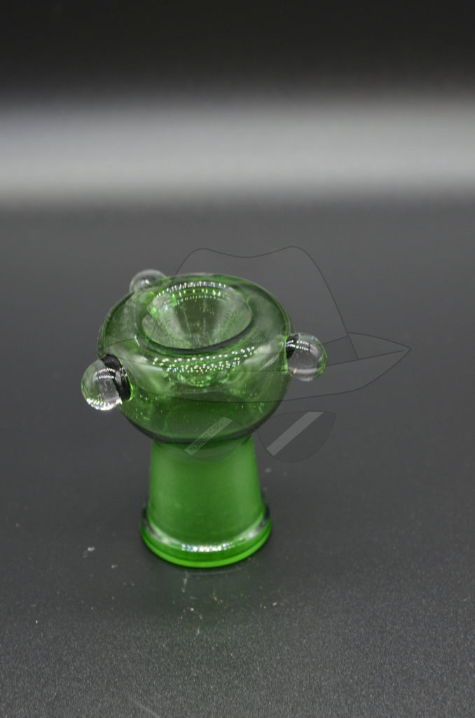 D015-Green 18 dry female GLASS BOWL
