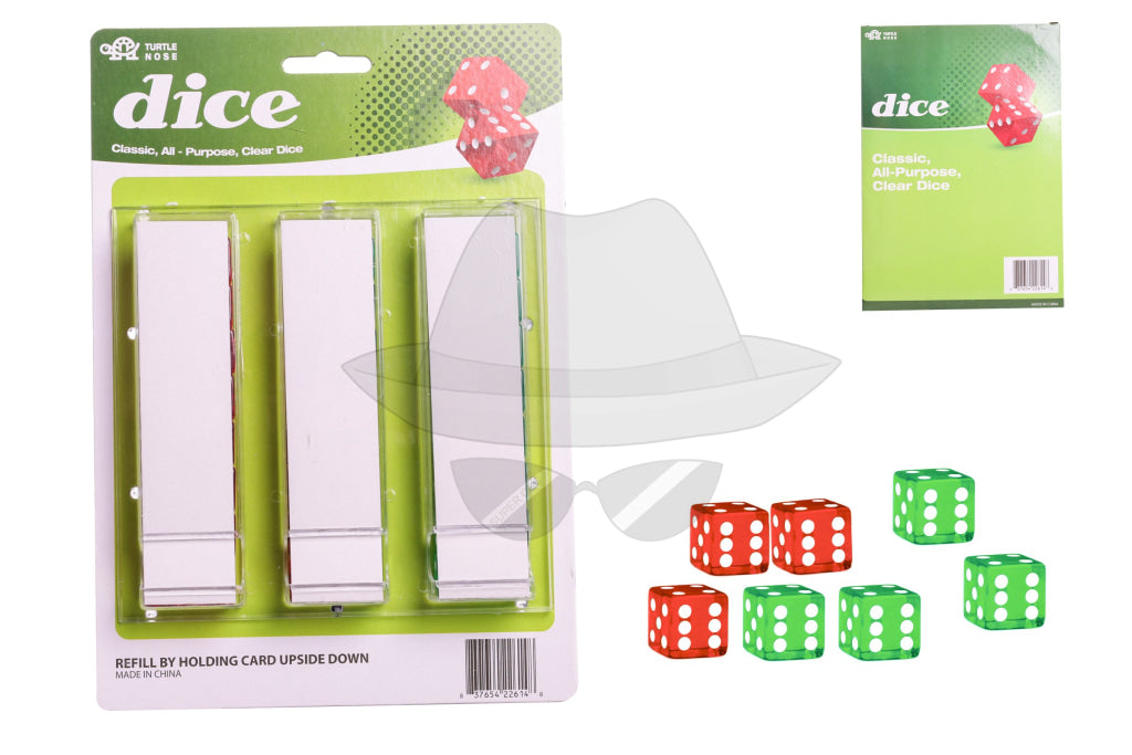 Dice Clear Turtle