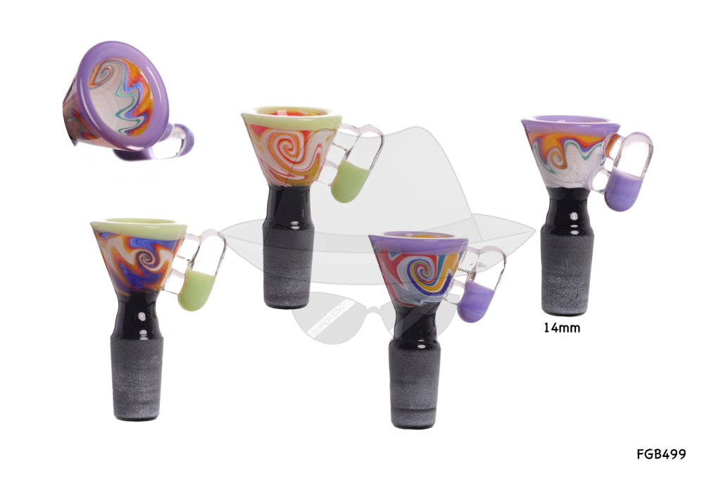 FGB499 14" Male US Candy Glass Bowl