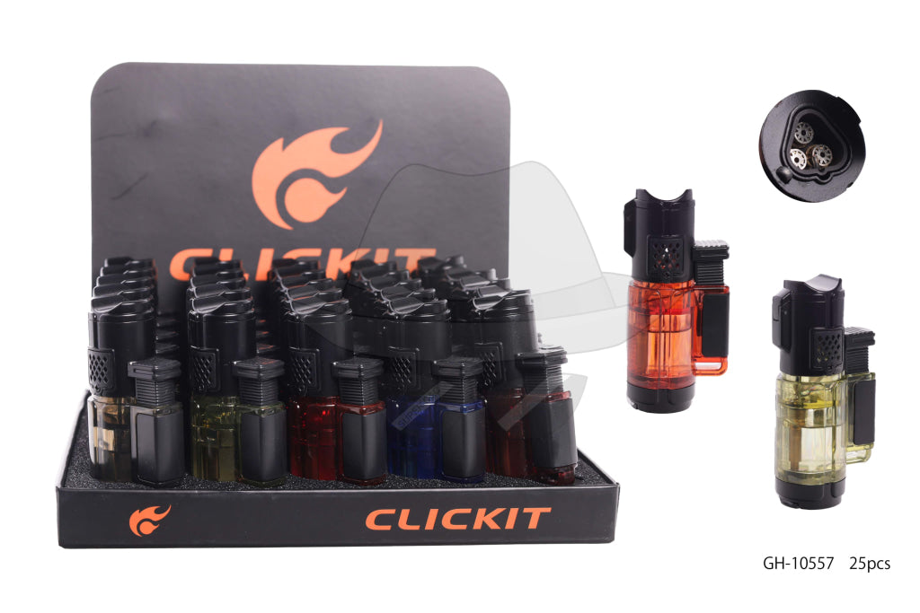 GH-10557 Clickit Torch w/ Cigar Punch